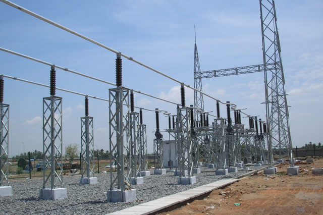 Installation Substation-Switch yards from 11kv to 132 kv